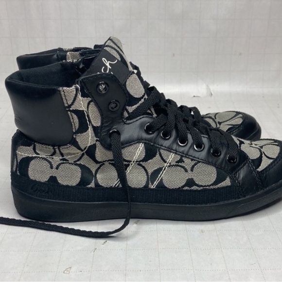 Coach Ellis hightop shoes Sz 6B Women - Picture 2 of 7